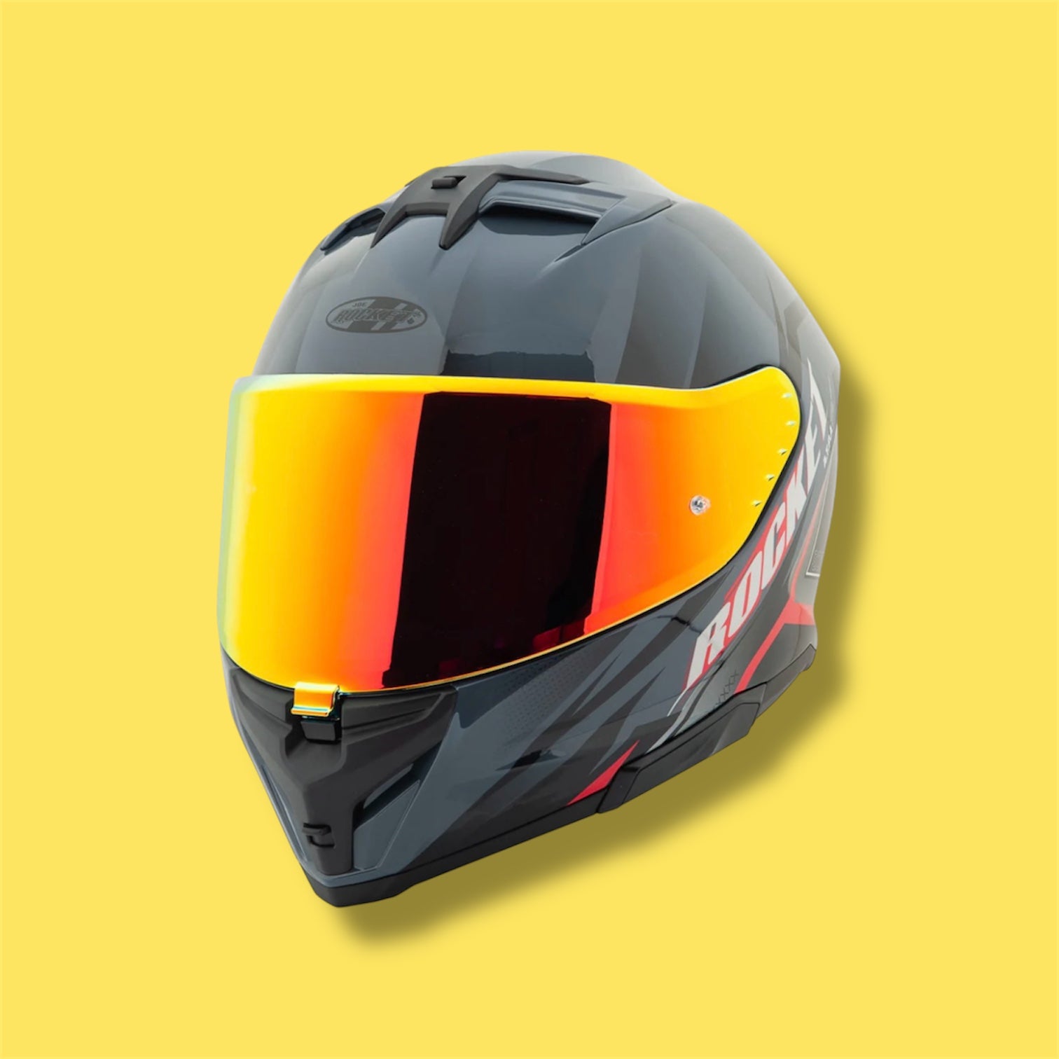 CASCO JOE ROCKET RKT 210 SONIC BRILLO NEGRO