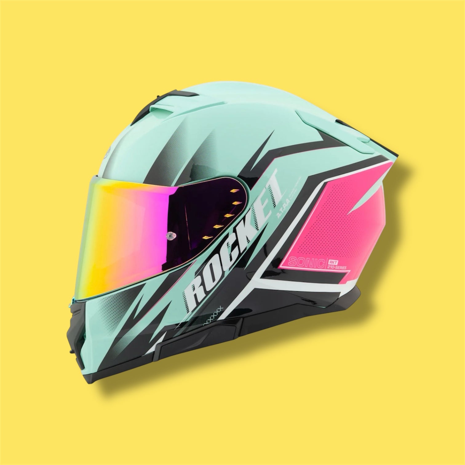 CASCO JOE ROCKET RKT 210 SONIC BRILLO TURQUESA