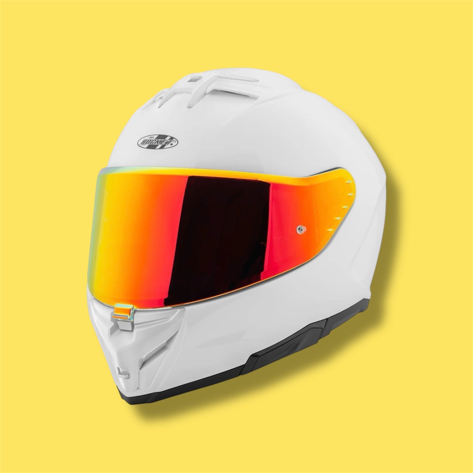 CASCO JOE ROCKET RKT 210 ION BRILLO BLANCO