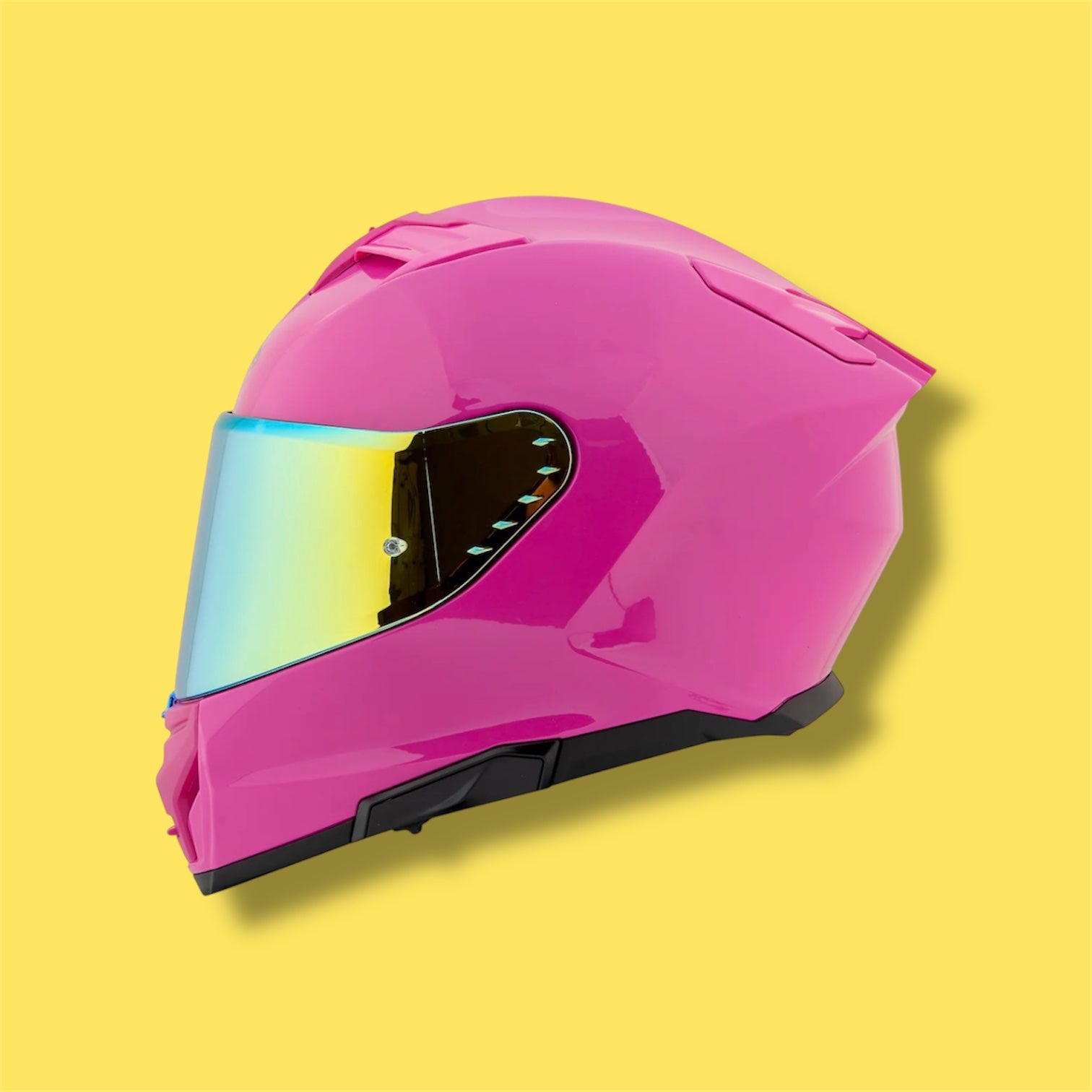 CASCO JOE ROCKET RKT 210 ION BRILLO ROSA