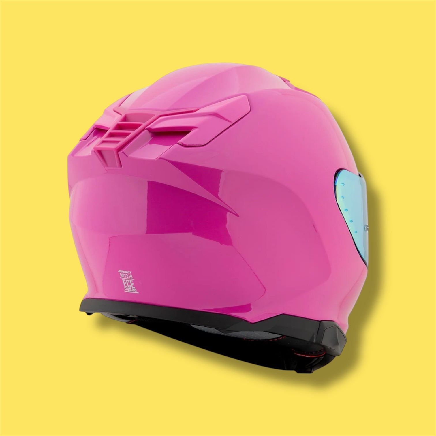 CASCO JOE ROCKET RKT 210 ION BRILLO ROSA