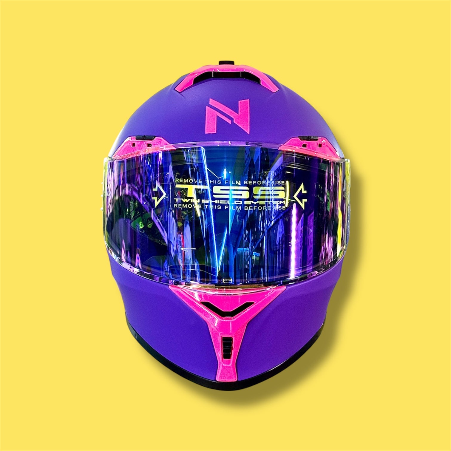 CASCO NOSS NS-X90 EDICION ESPECIAL MORADO