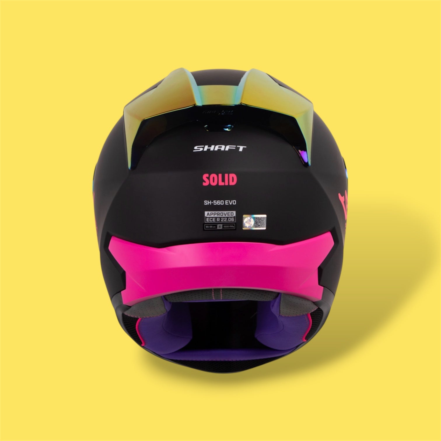 CASCO SHAFT SH 560EVO NEGRO ROSA
