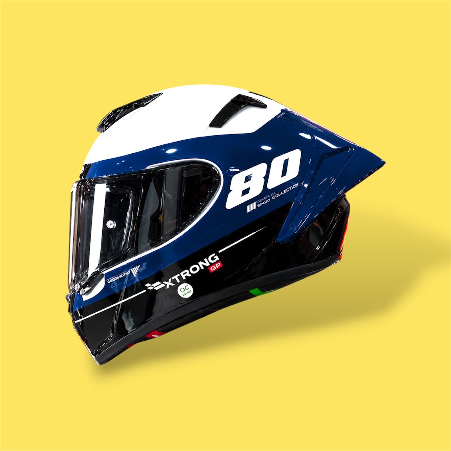 CASCO XTRONG XTR GP DREXO 80 AZUL BRILLO