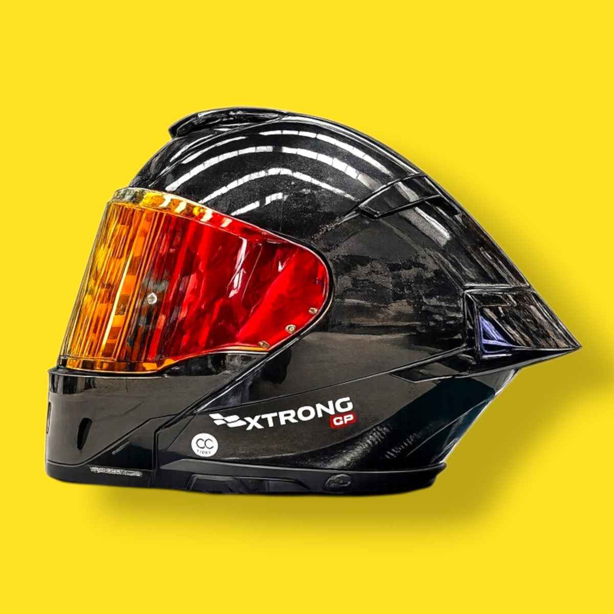 CASCO XTRONG XTR GP SKY NEGRO BRILLO