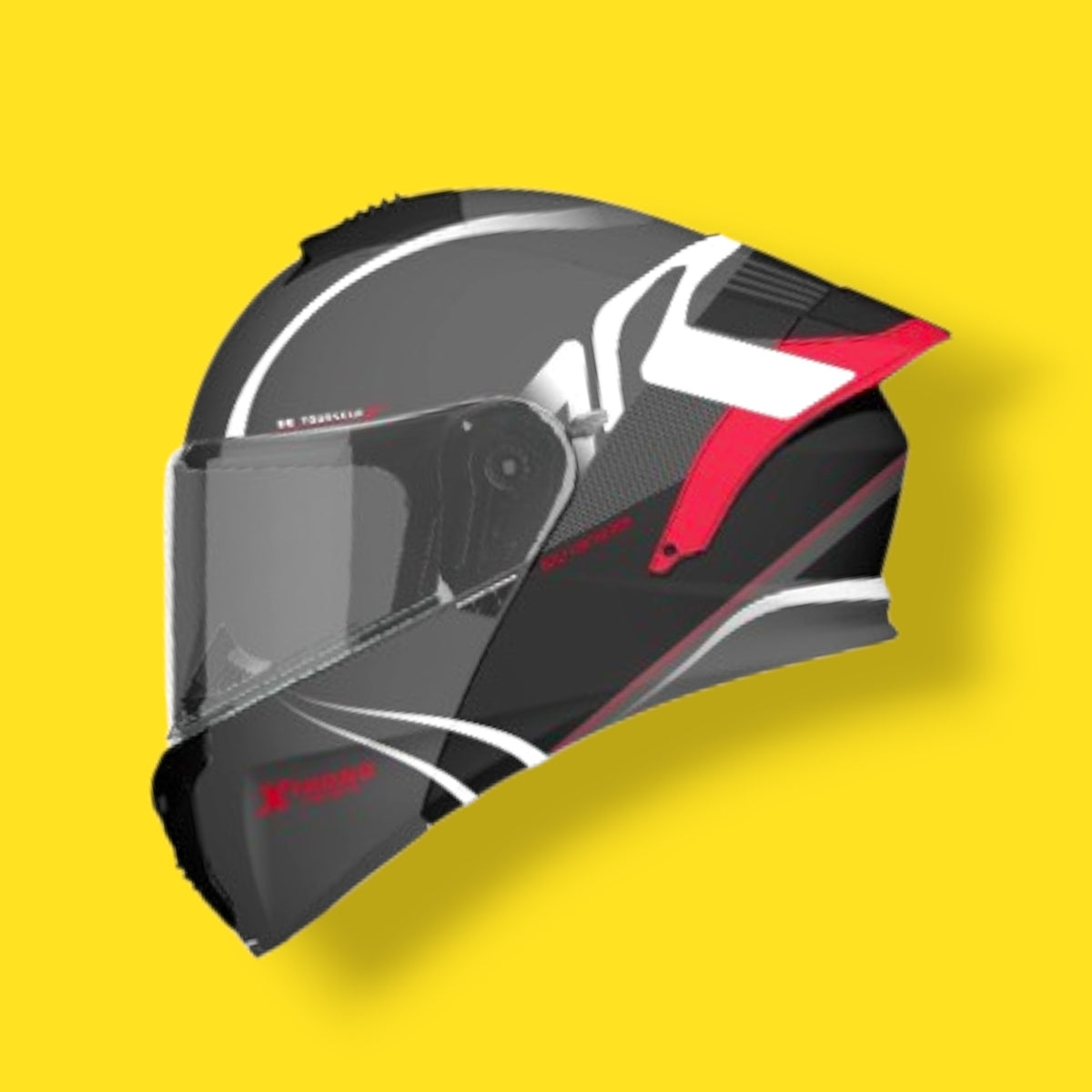 CASCO XTRONG XTR128 PHANTOM FLOWING ROJO