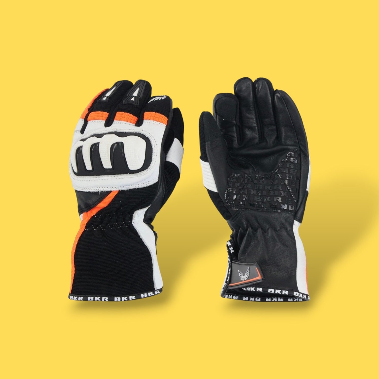 GUANTE BKR ALPHA NEGRO/NARANJA