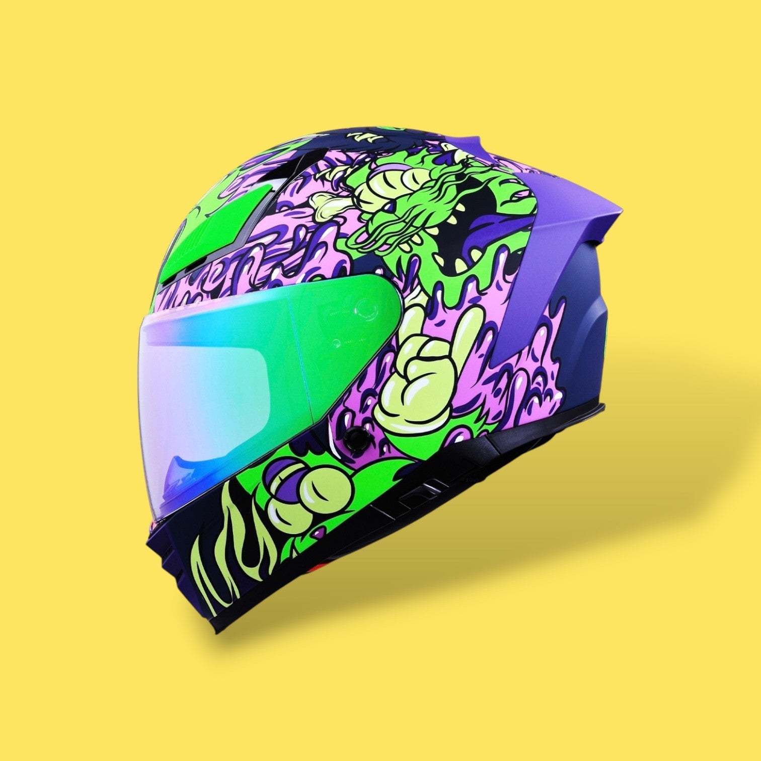 CASCO BKR SPARROW SVS MATE TOON MADNESS VERDE