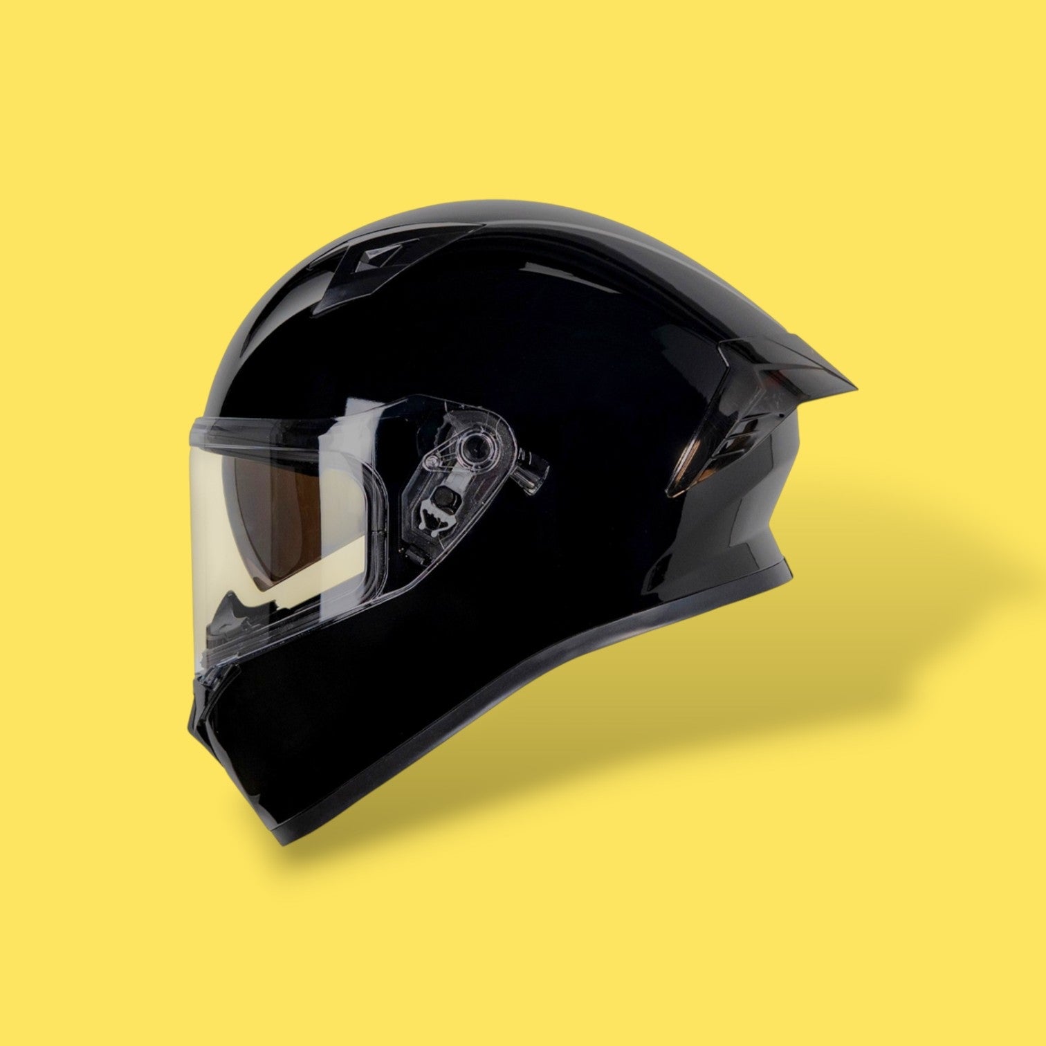 CASCO RODA COURSE SVS SOLID NEGRO BRILLO