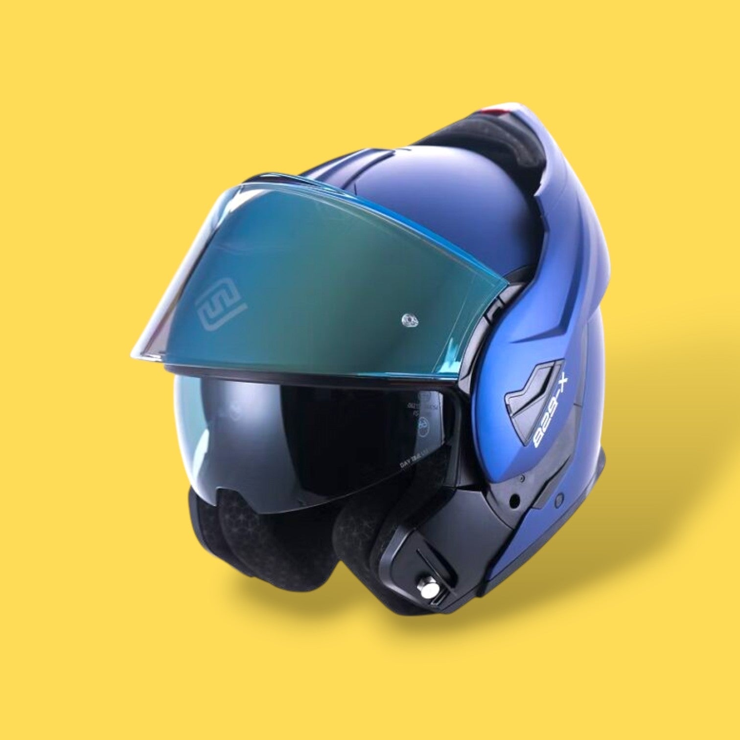 Casco Faseed FS-X600 Abatible 180 Optimus V2 Azul Metalico