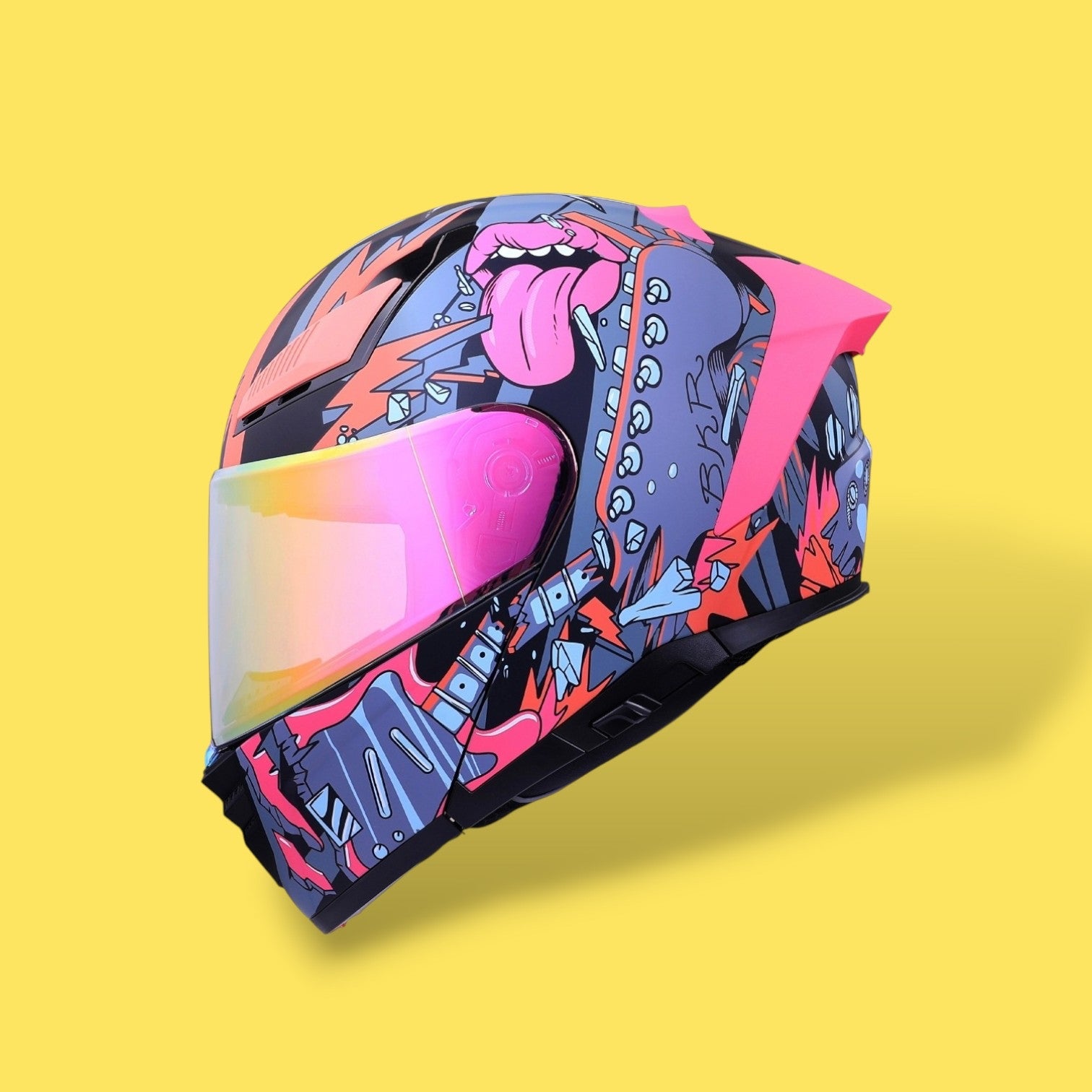 CASCO BKR RAVEN ROSA MATE ROCK ON