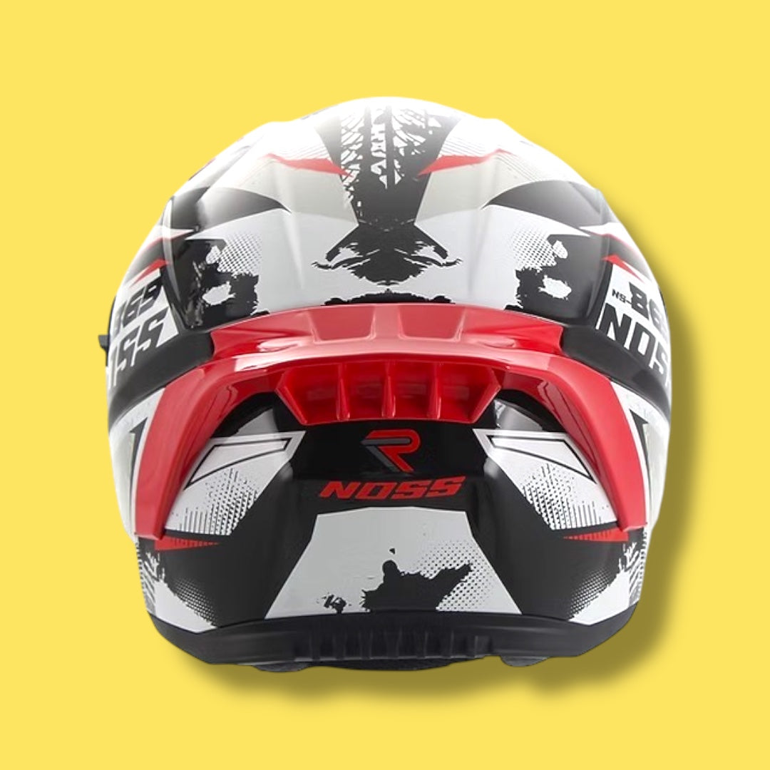 CASCO NOSS NS 869 RUNE ROJO