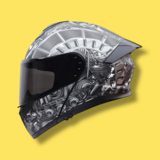 CASCO RODA FORCE SVS  ENGINE PLATA