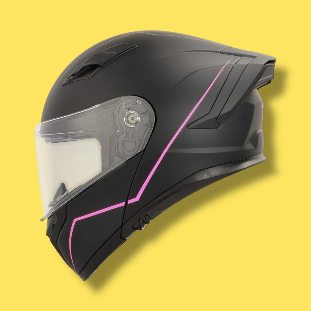 CASCO RODA FORCE EVO SVS NEGRO ROSA