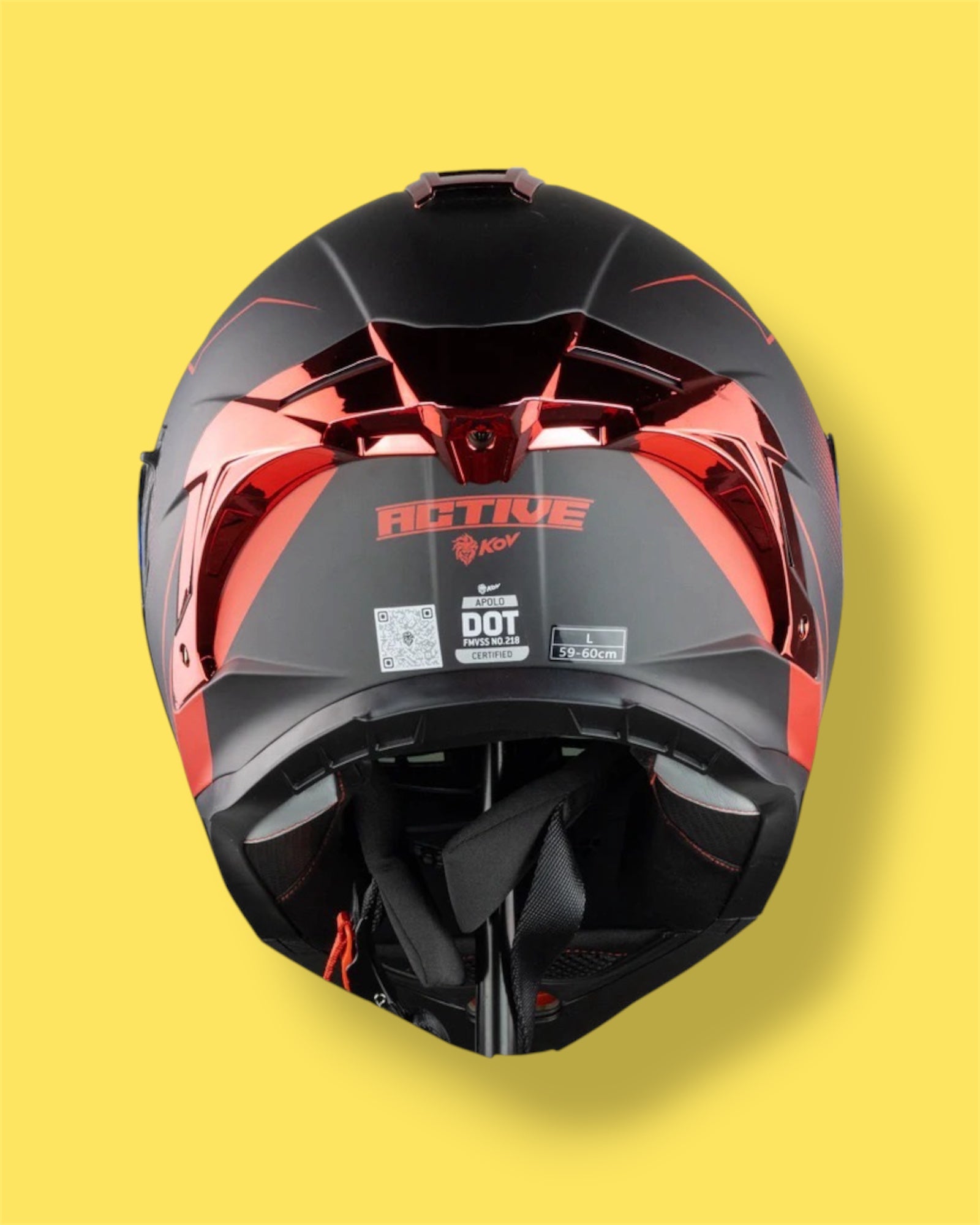 CASCO KOV APOLO ACTIVE ROJO