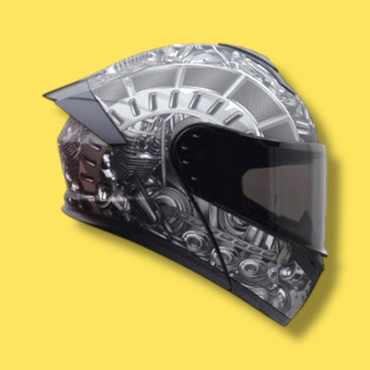 CASCO RODA FORCE SVS  ENGINE PLATA
