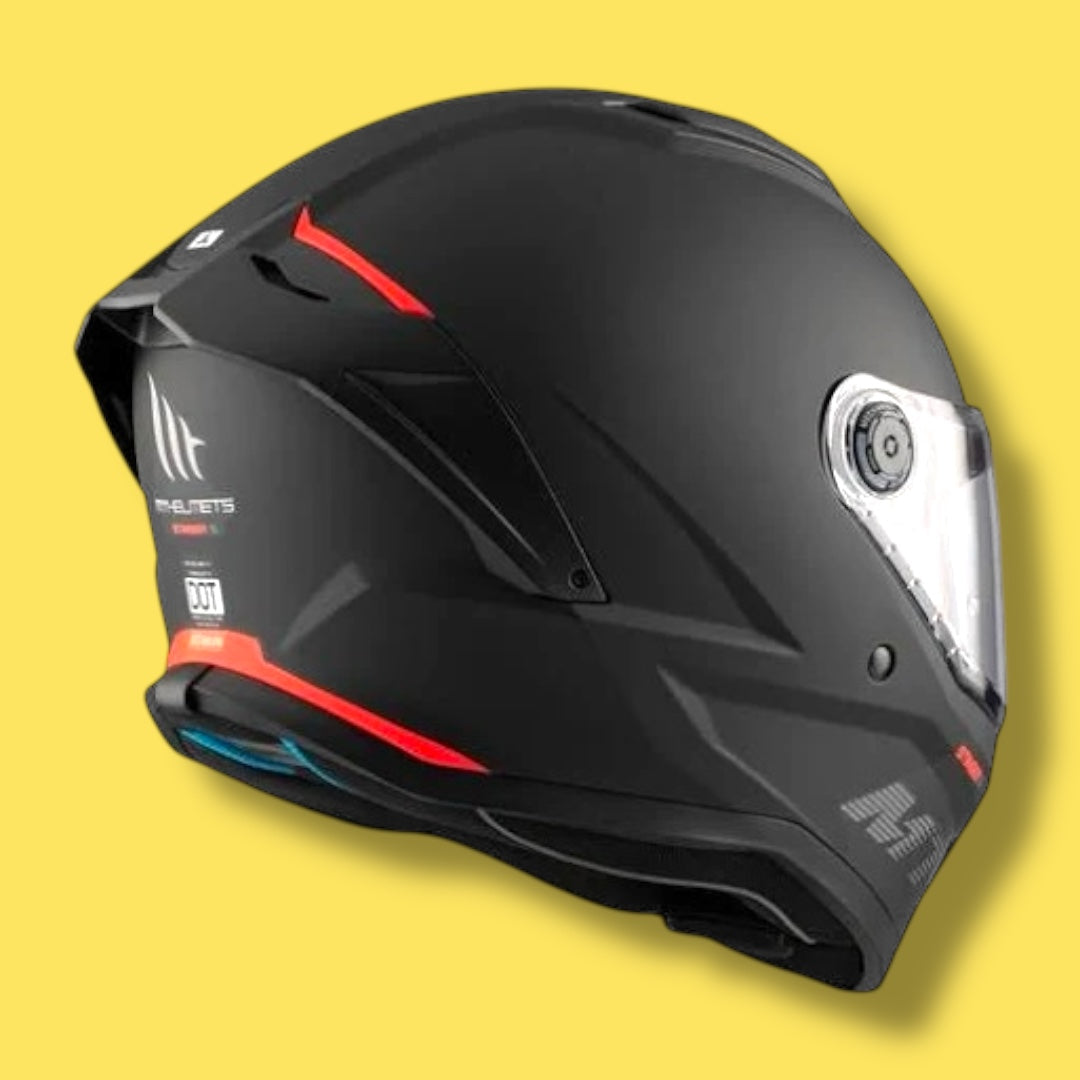 CASCO MT STINGER 2 SOLID A1 NEGRO MATE