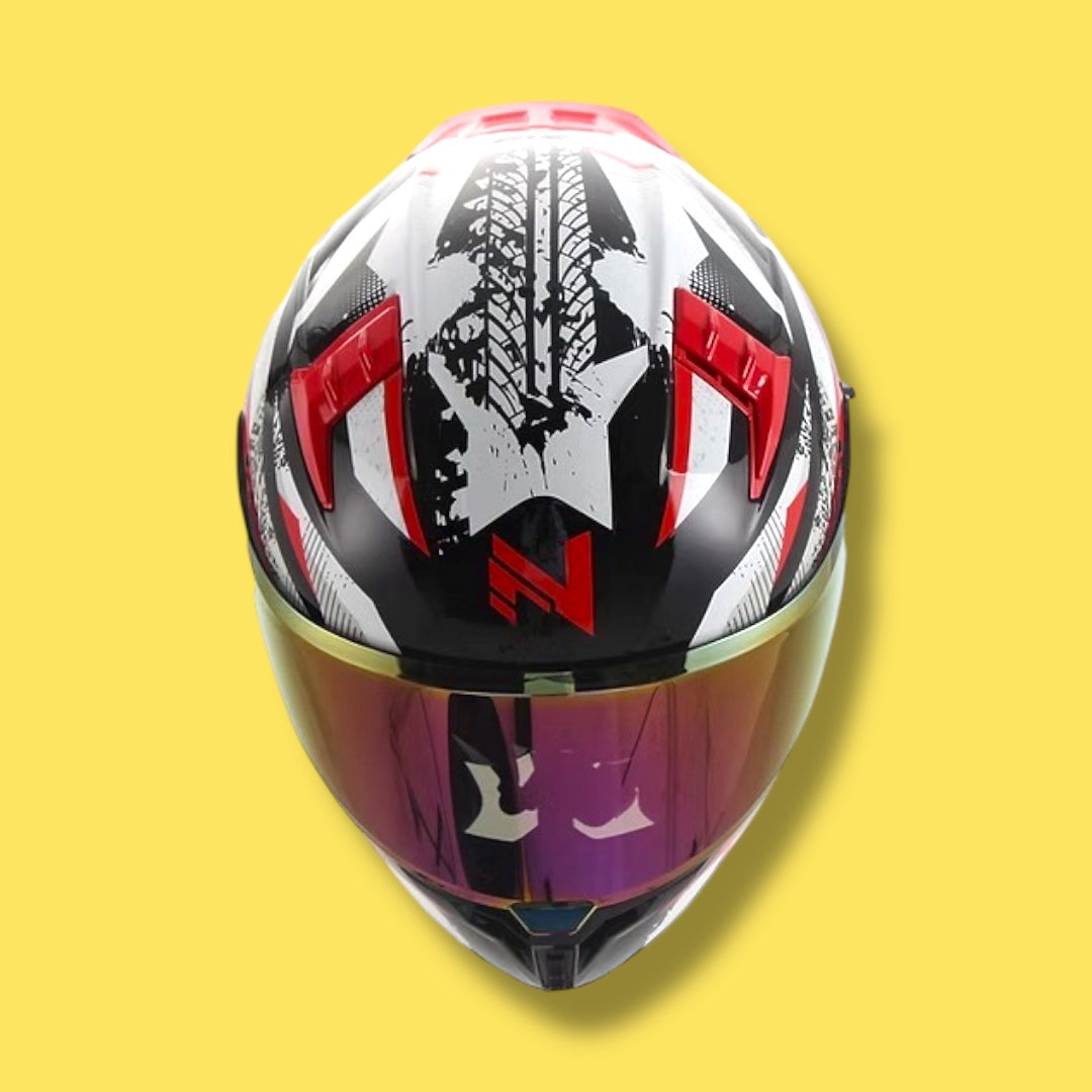 CASCO NOSS NS 869 RUNE ROJO