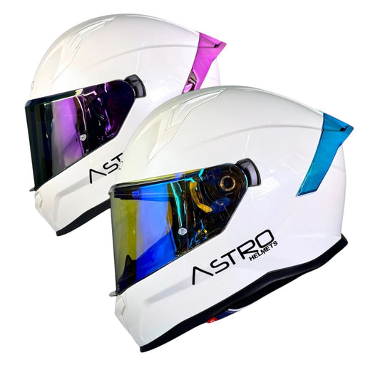 CASCO ASTRO SOLID BLANCO PERLA