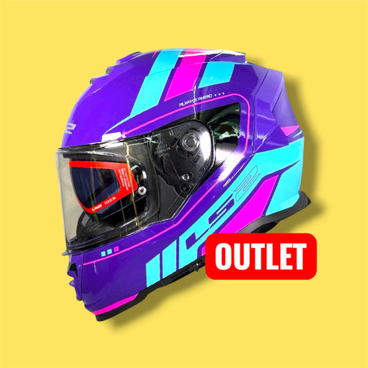 CASCO LS2 STORM FIST PURPURA