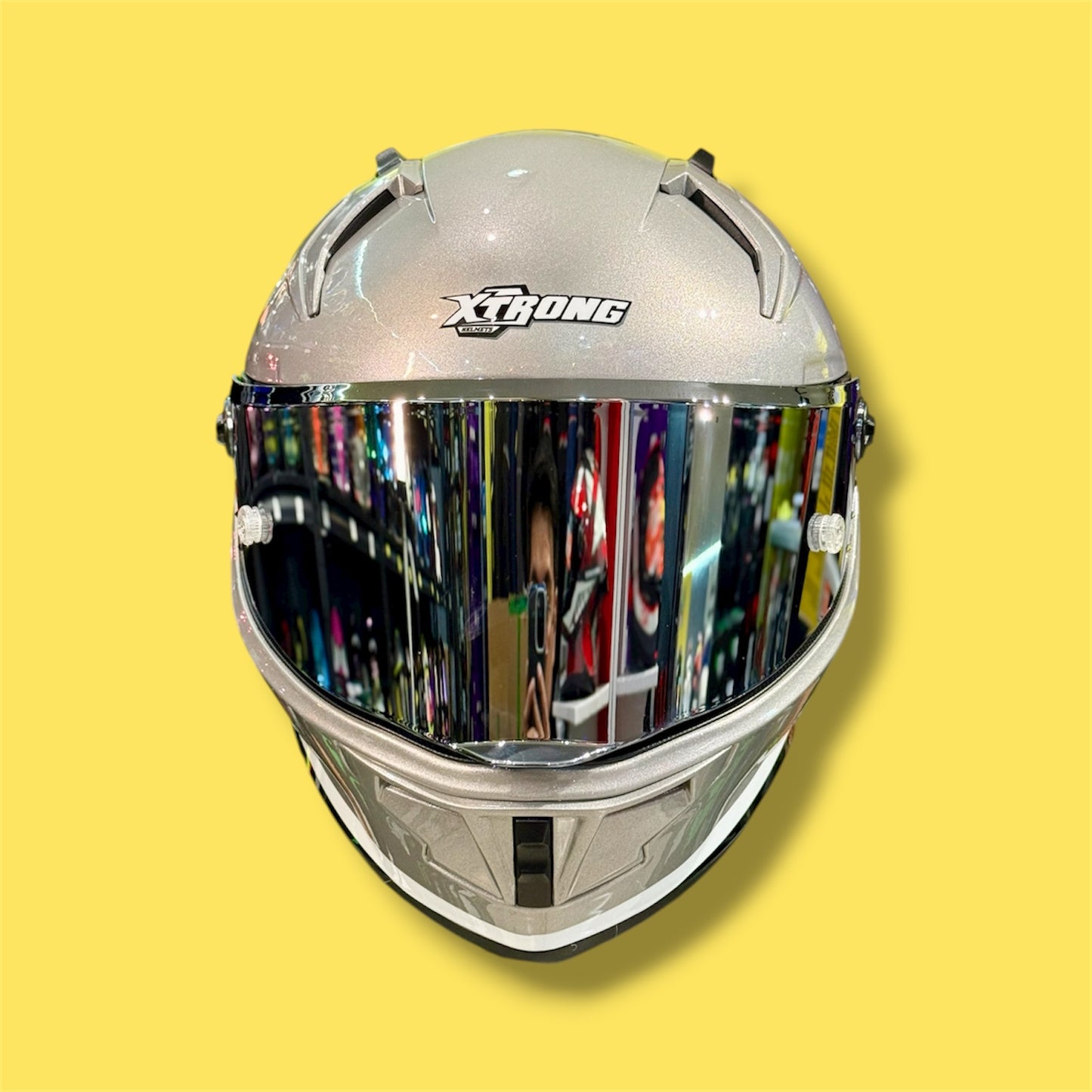 CASCO XTRONG 352 R1 GLOW GRIS/NEGRO