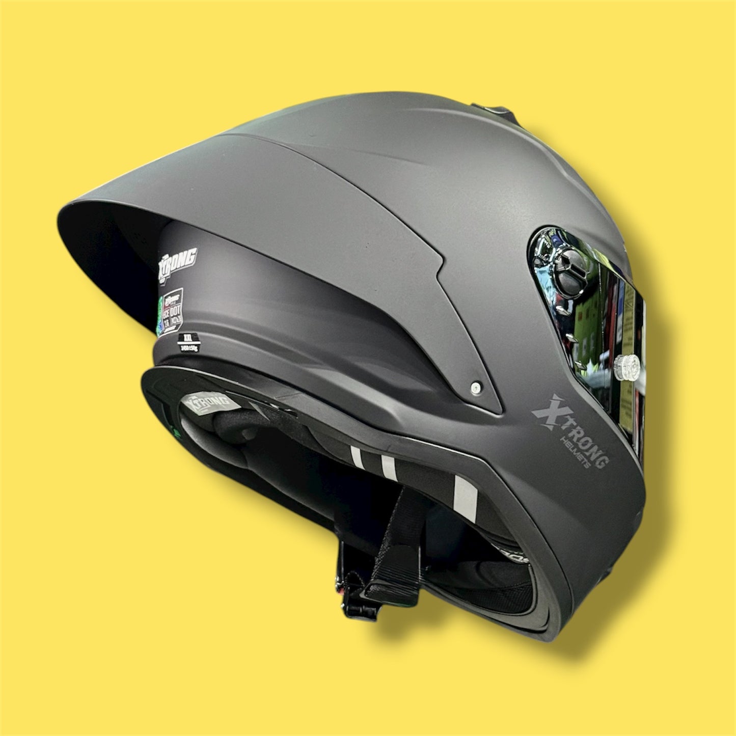 CASCO XTRONG 352 R1  NEGRO MATE