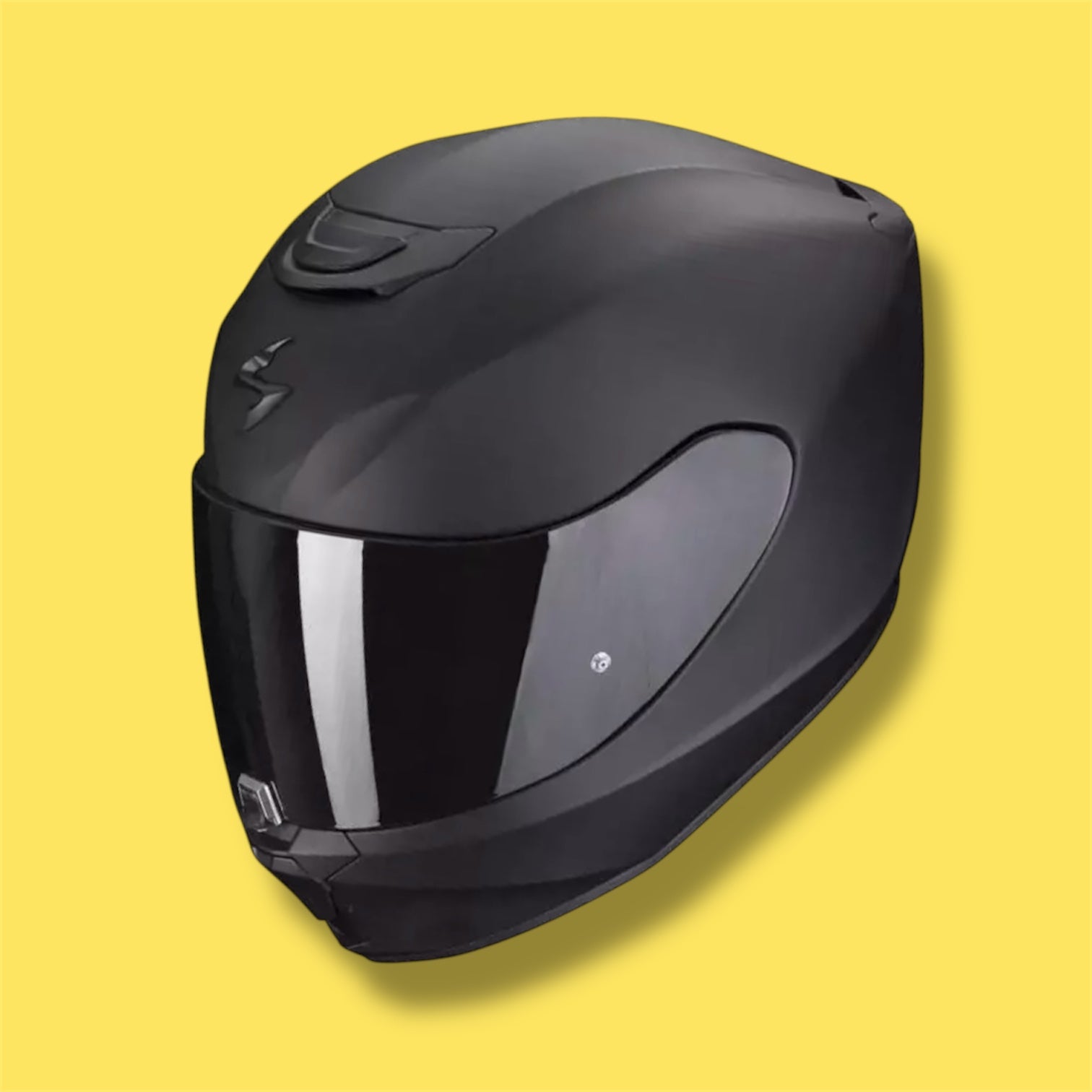 CASCO SCORPION EXO 391 FULL FACE SOLID BLACK