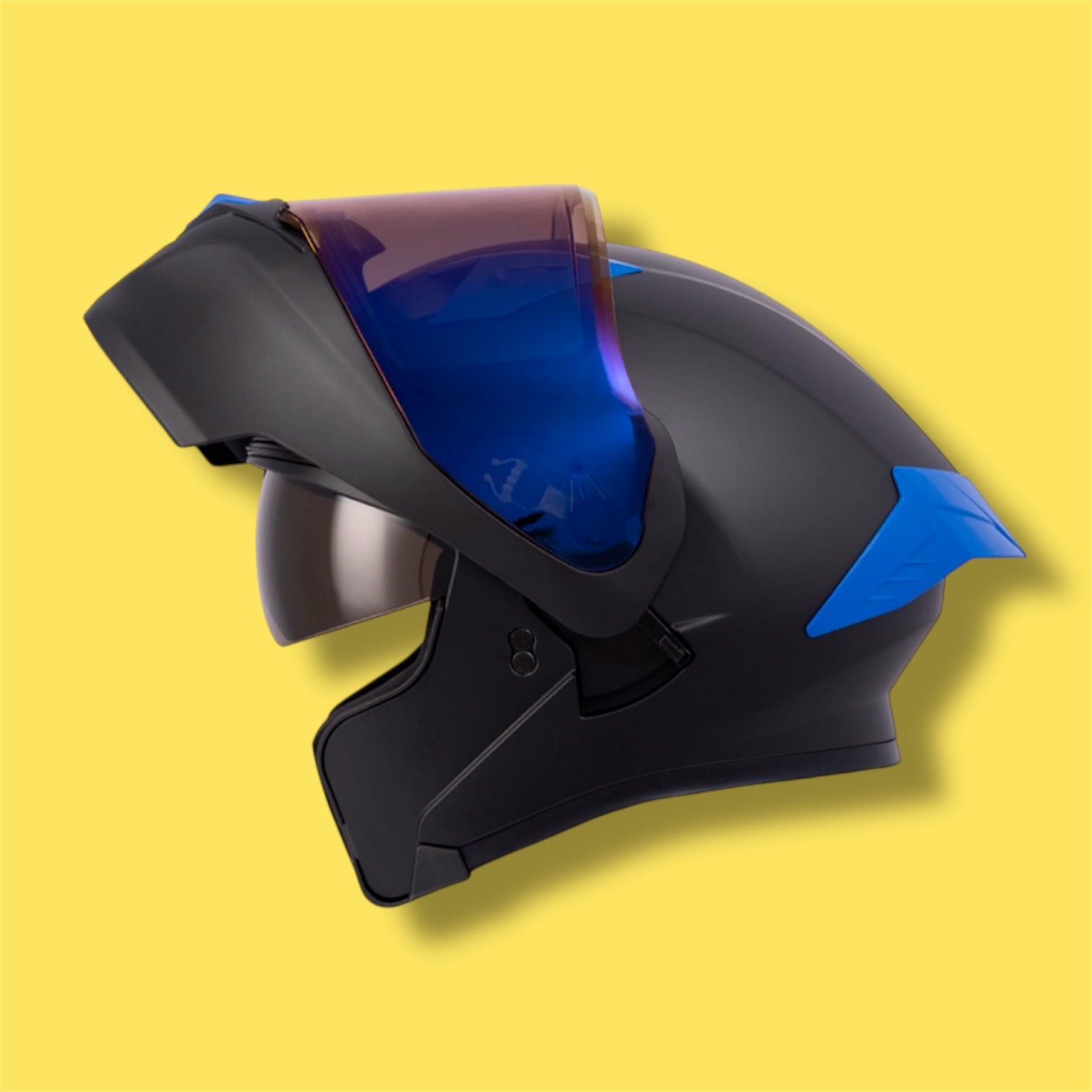 CASCO RODA RUSH AZUL MATE MICA AZUL