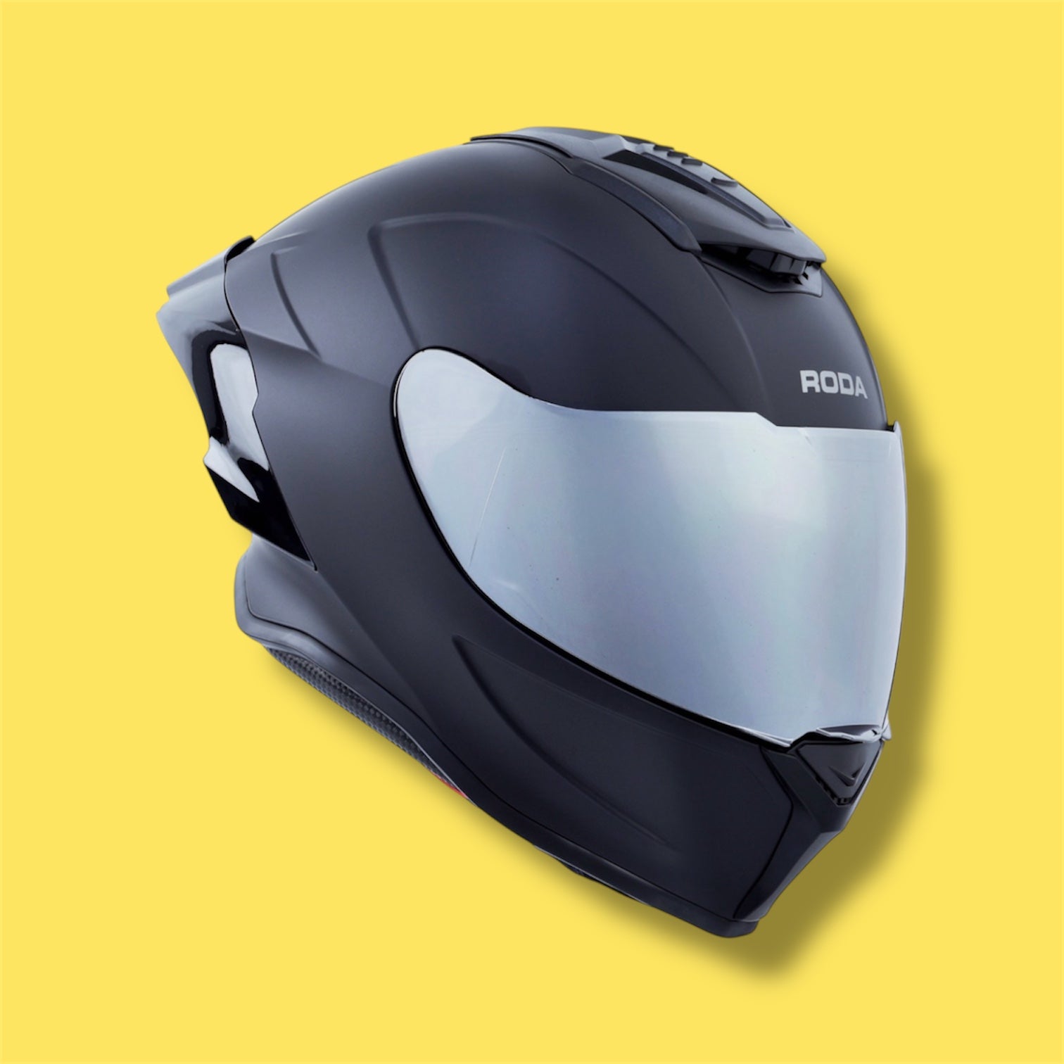CASCO RODA COURSE SE NEGRO MATE CERRADO MICA ESPEJO SVS