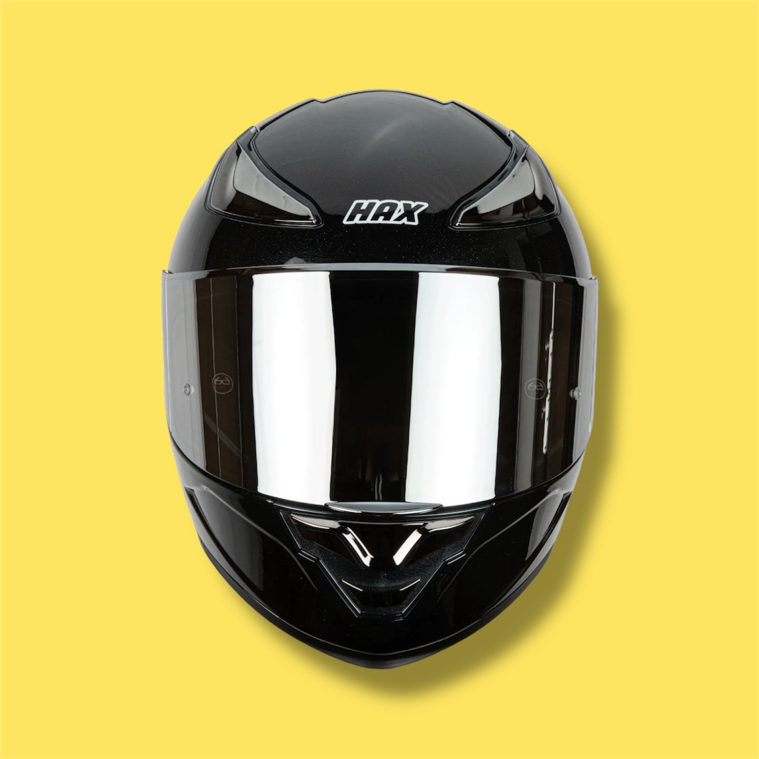 CASCO HAX ONIX SOLID NEGRO BRILLO