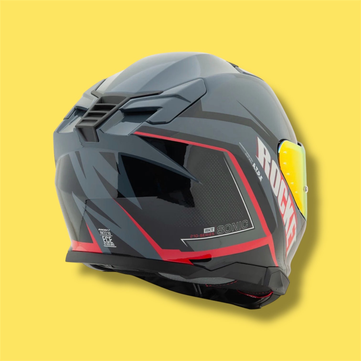 CASCO JOE ROCKET RKT 210 SONIC BRILLO NEGRO