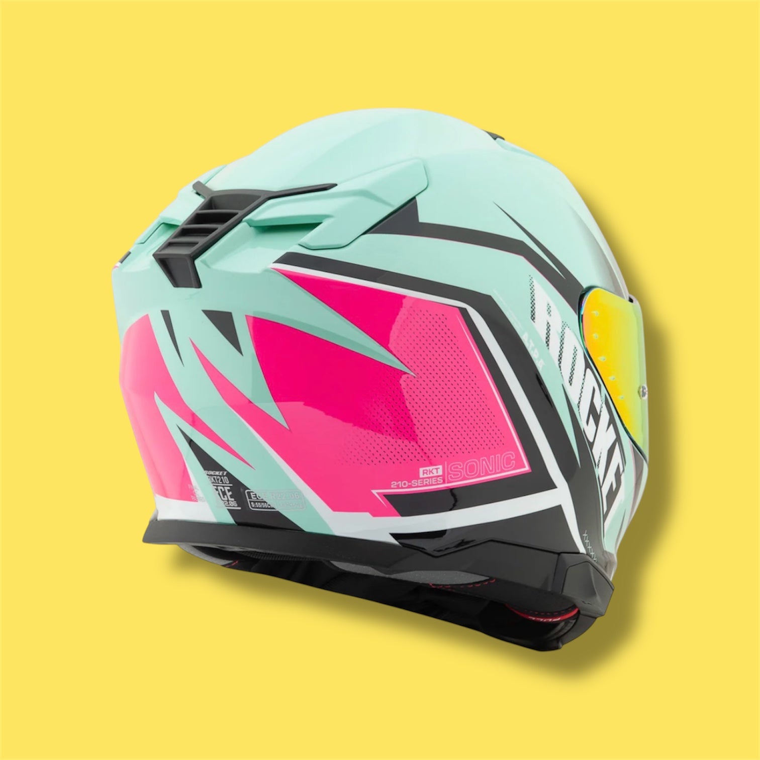 CASCO JOE ROCKET RKT 210 SONIC BRILLO TURQUESA