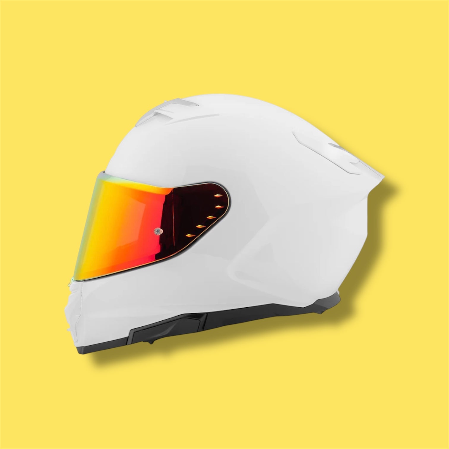 CASCO JOE ROCKET RKT 210 ION BRILLO BLANCO