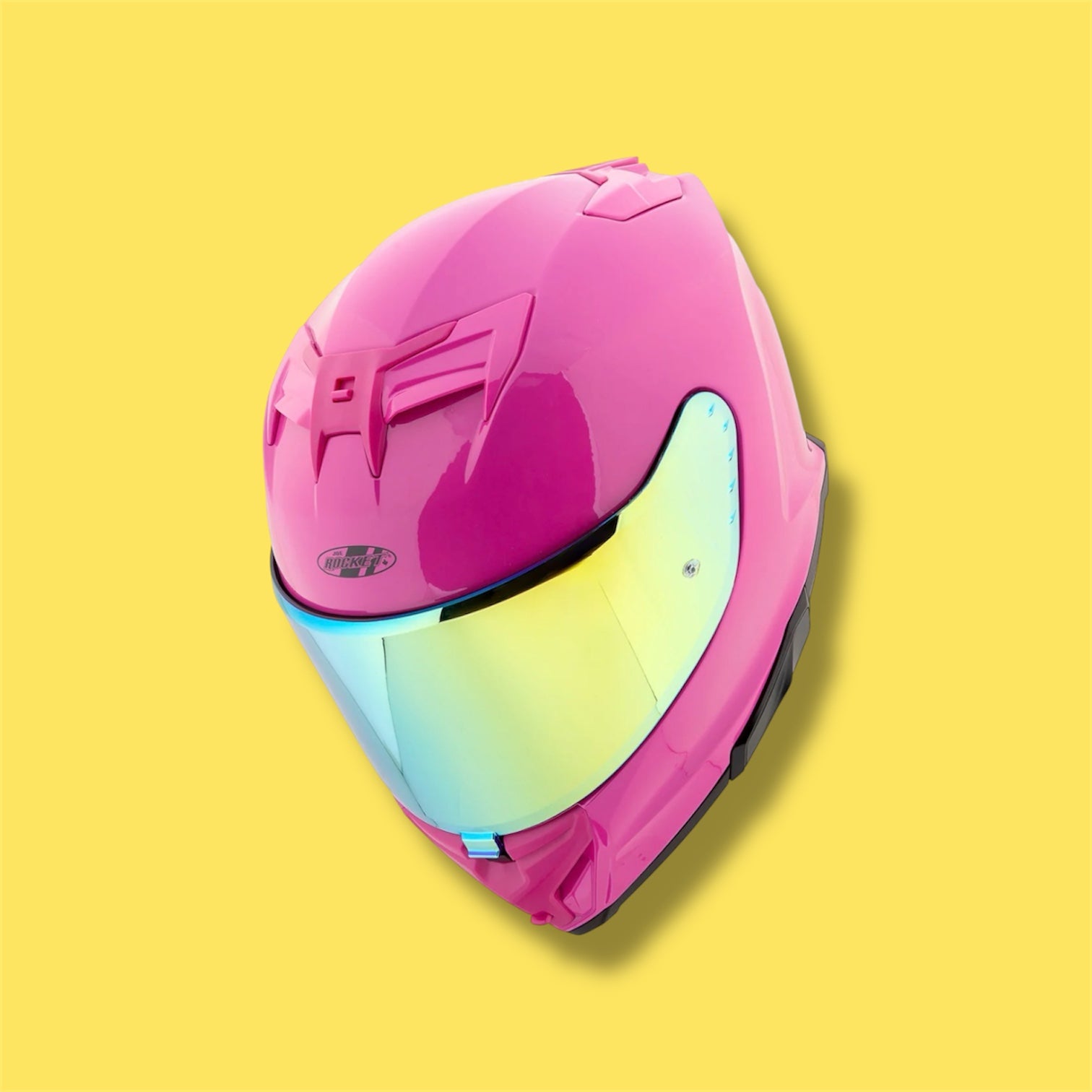 CASCO JOE ROCKET RKT 210 ION BRILLO ROSA