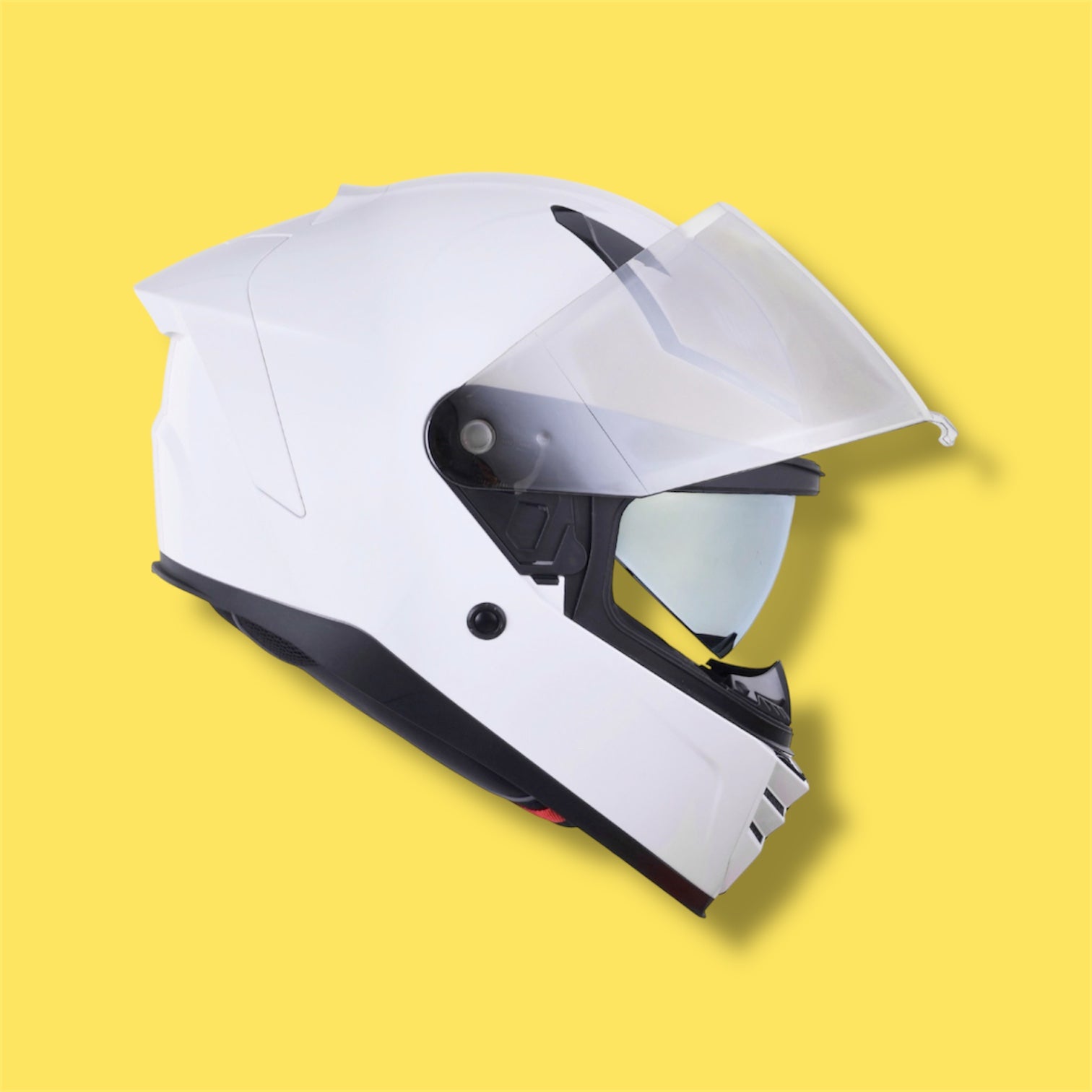 CASCO BKR SPARROW BLANCO MICA PLATEADA