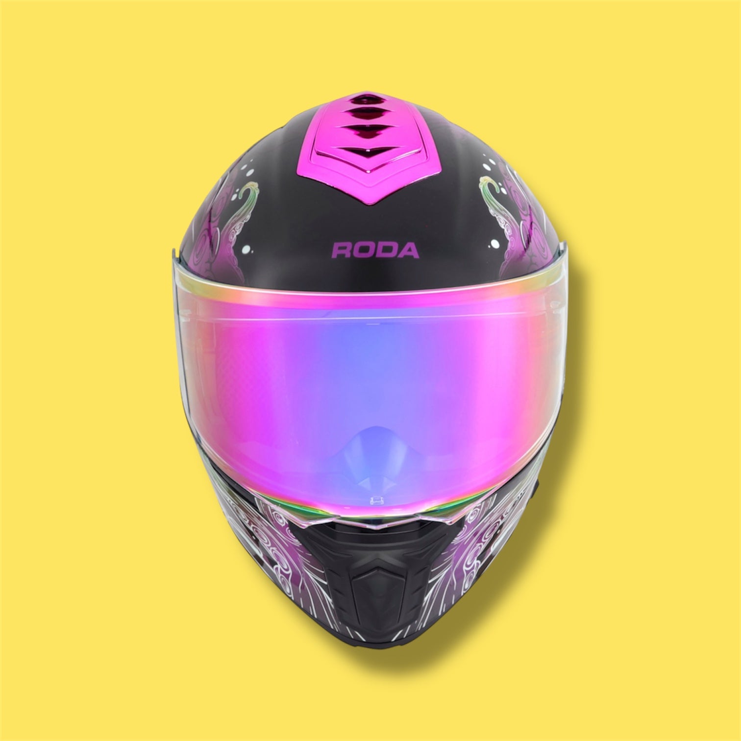 CASCO RODA PILOT MORADO KRAKEN GLOW IN THE DARK