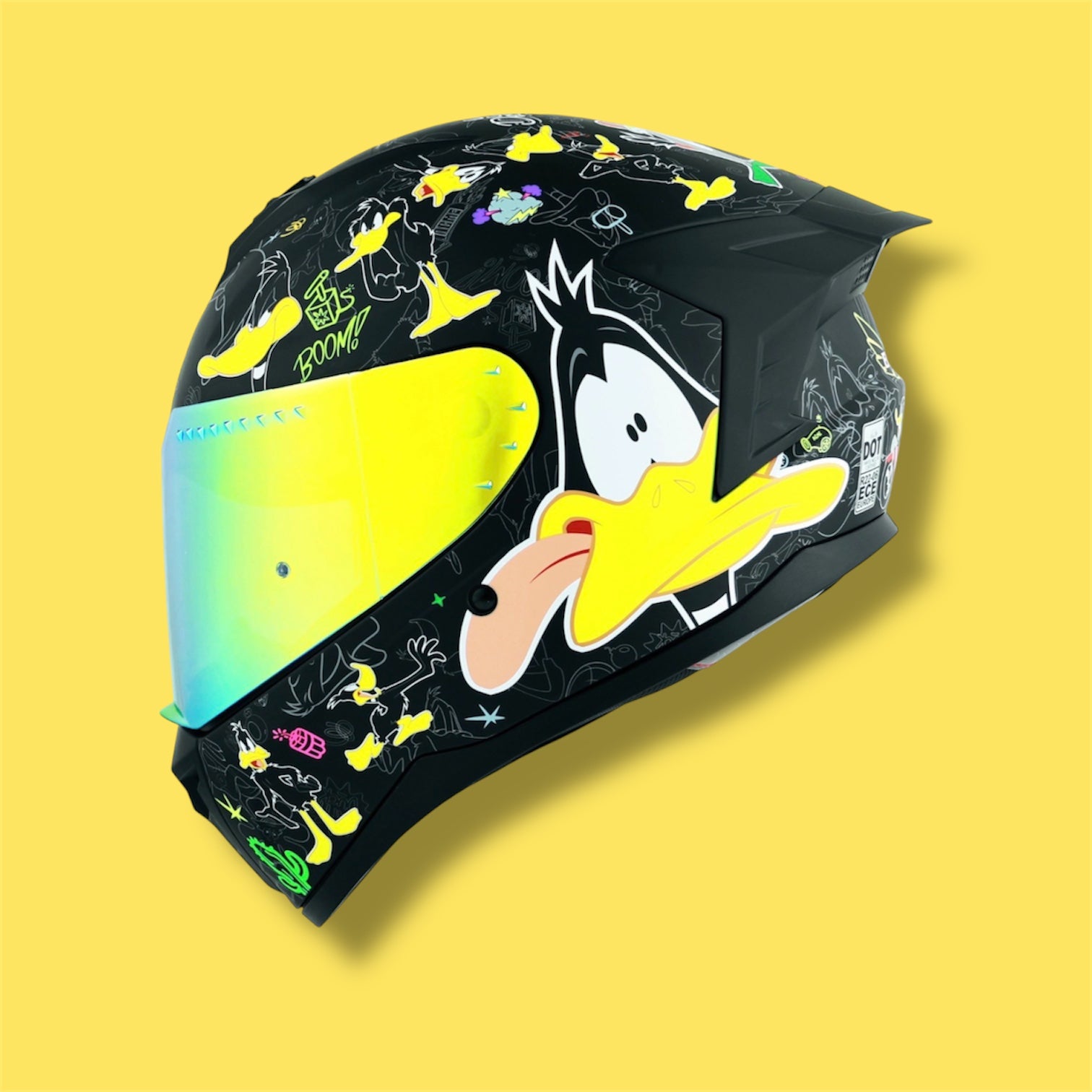 CASCO BKR VALKYRIA NEGRO MATE MAD LUCAS