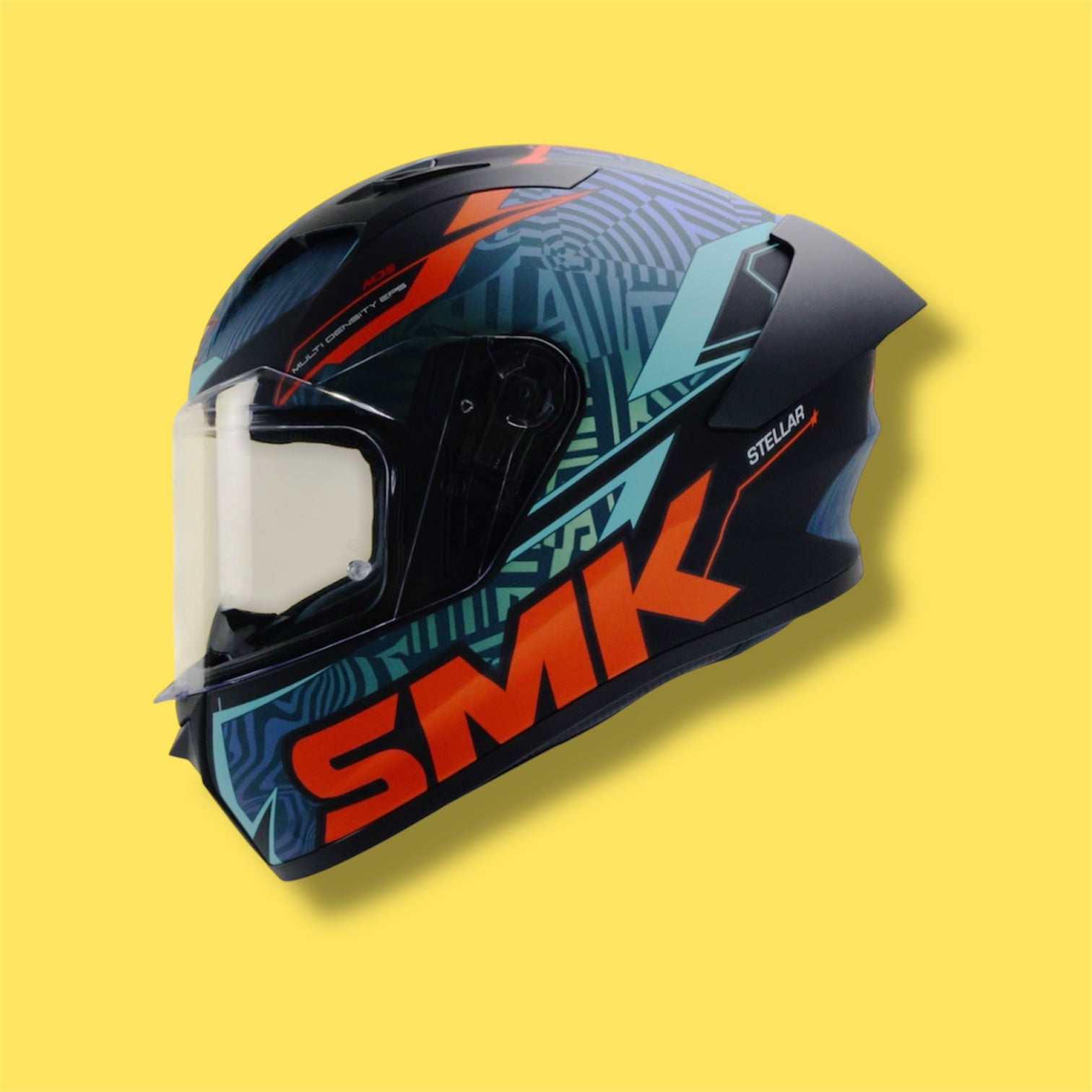 CASCO SMK STELLAR SPORT AZUL MATE FURY MA257