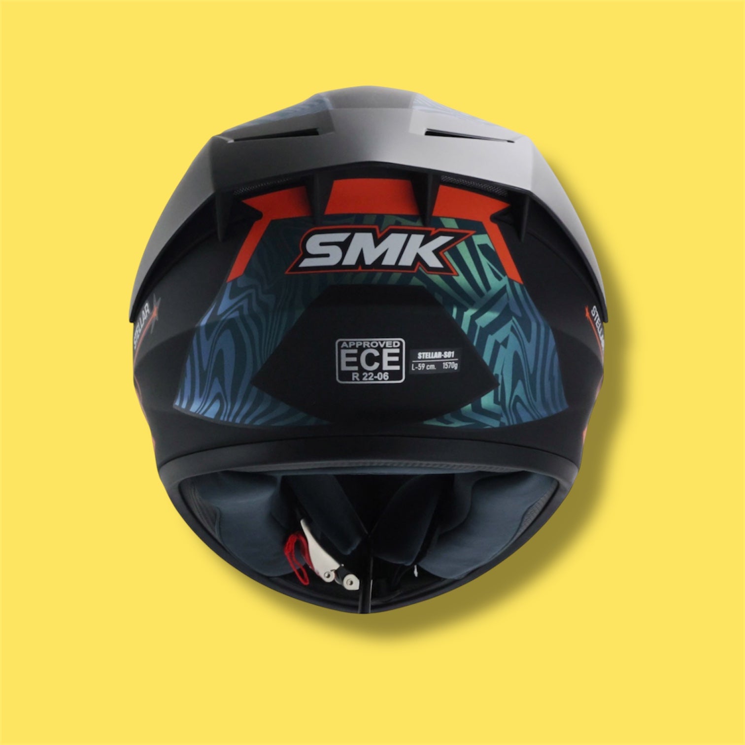 CASCO SMK STELLAR SPORT AZUL MATE FURY MA257