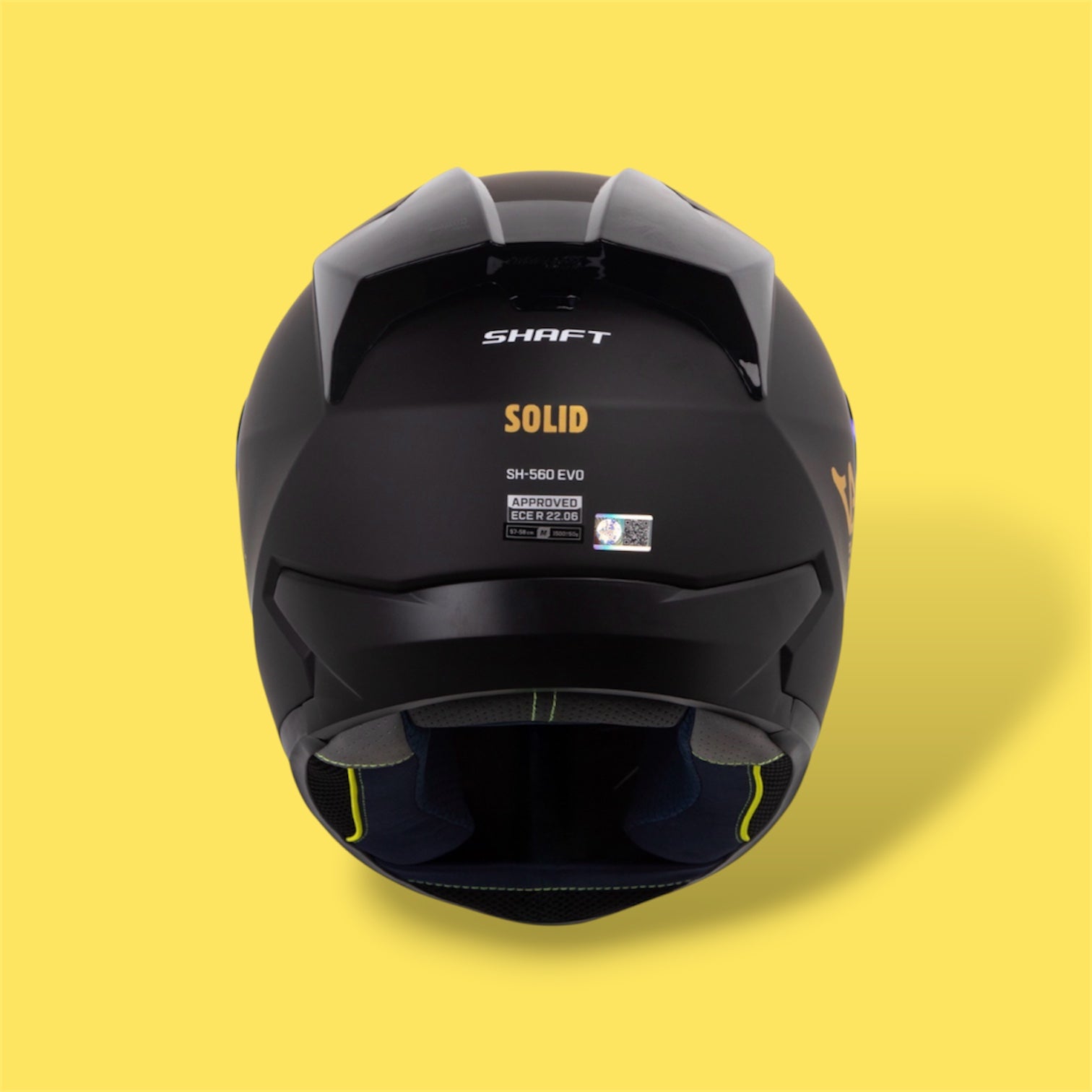 CASCO SHAFT SH 560EVO NEGRO ORO