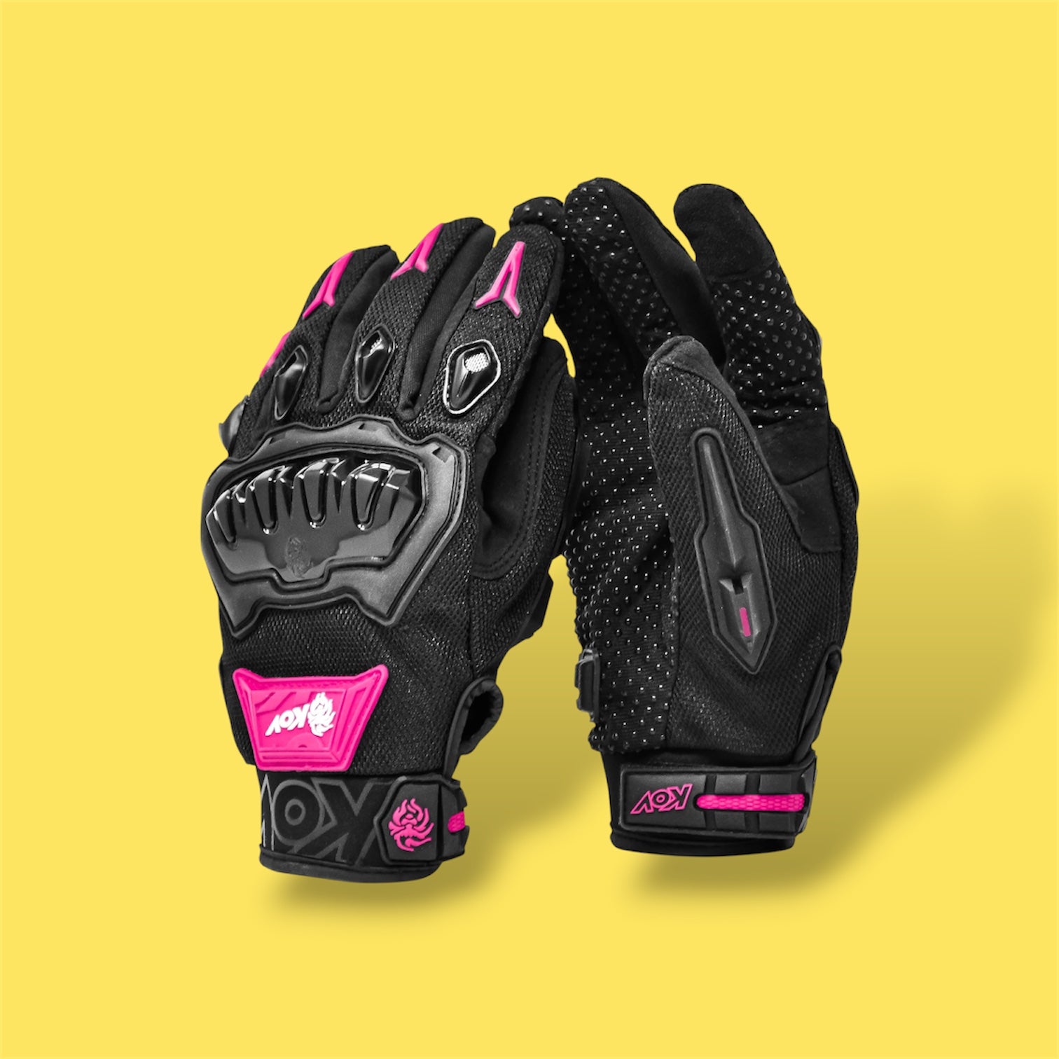 GUANTES ISP ELMT NEGRO/ROSA