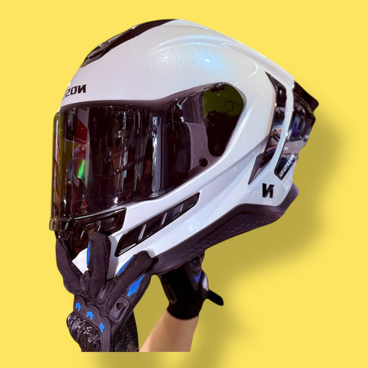 CASCO NOSS NS-806 SOLID BLANCO PERLA