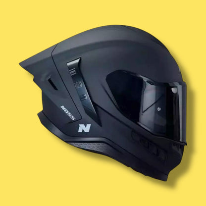 CASCO NOSS NS-806 SOLID NEGRO MATE