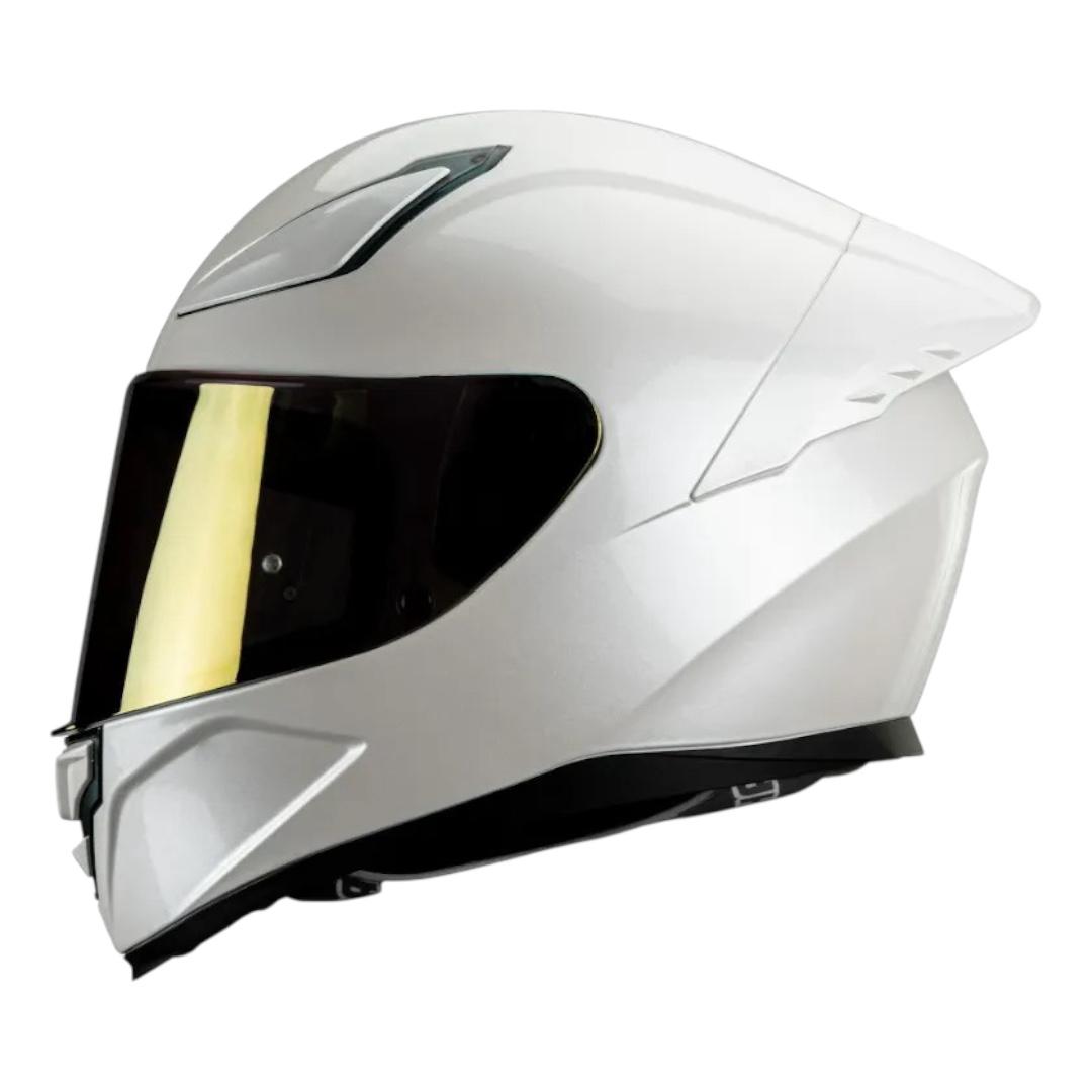 CASCO HAX ONIX SOLID BLANCO PERLA