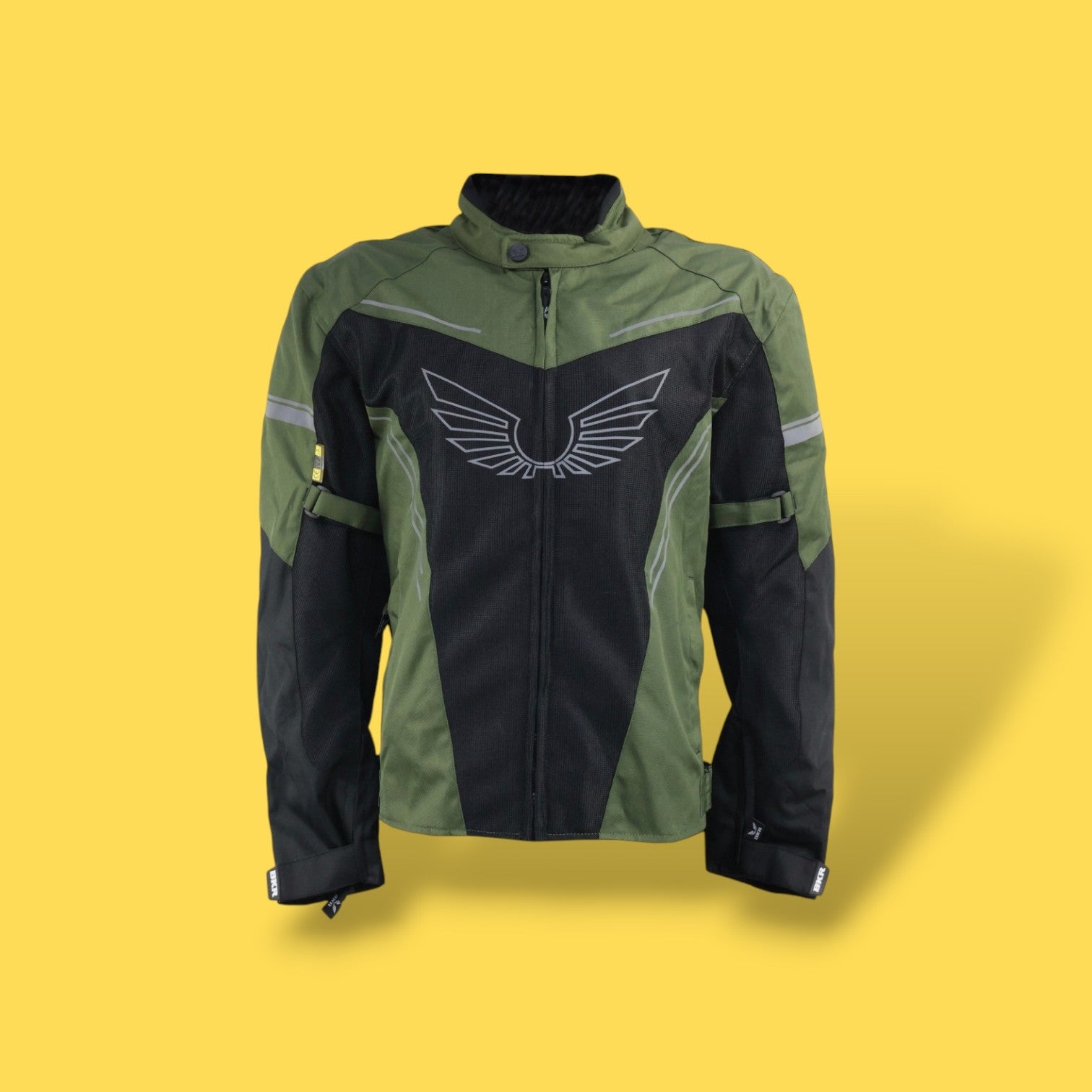 CHAMARRA BKR SHIELD NEGRO VERDE