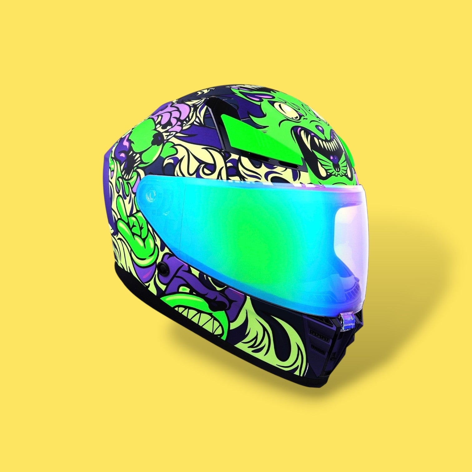 CASCO BKR SPARROW SVS MATE TOON MADNESS VERDE