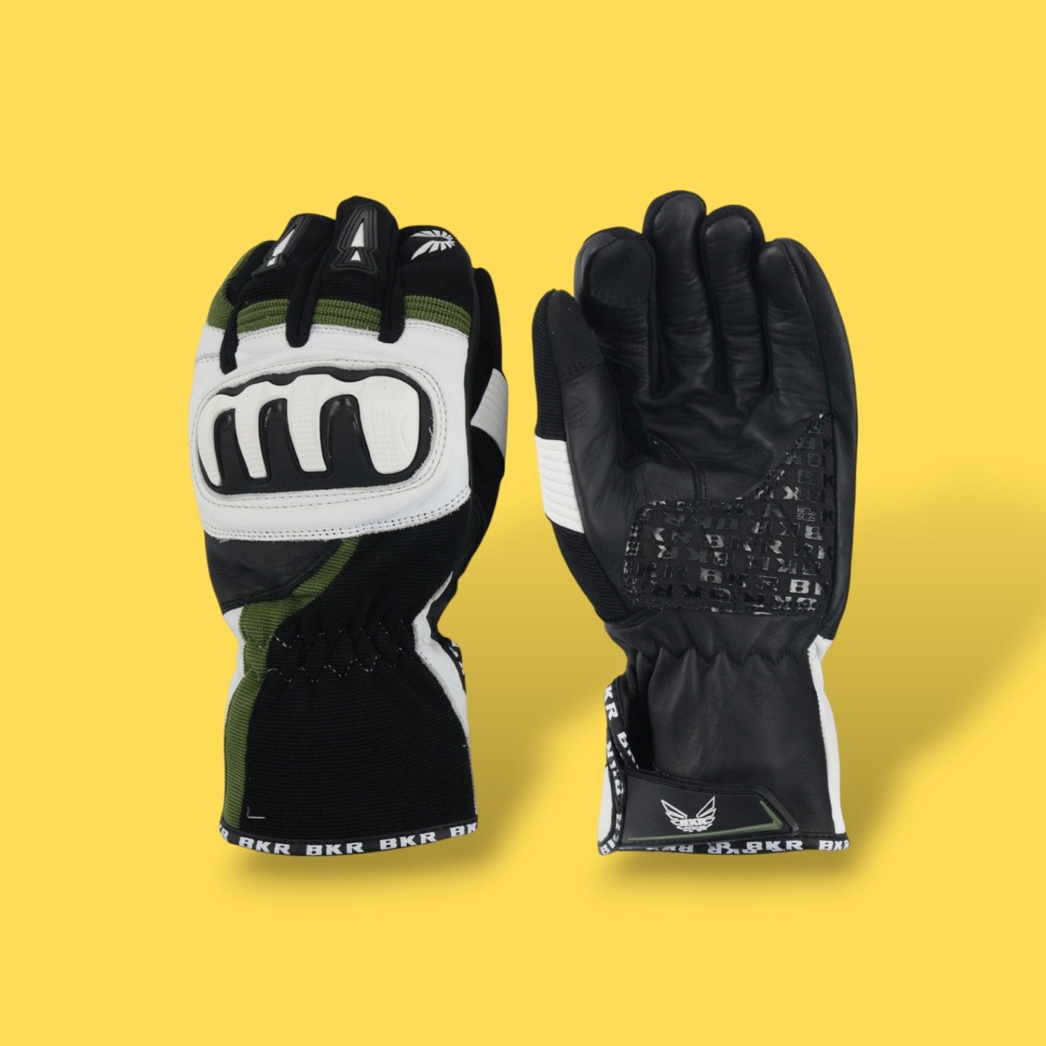 GUANTE BKR ALPHA NEGRO/VERDE