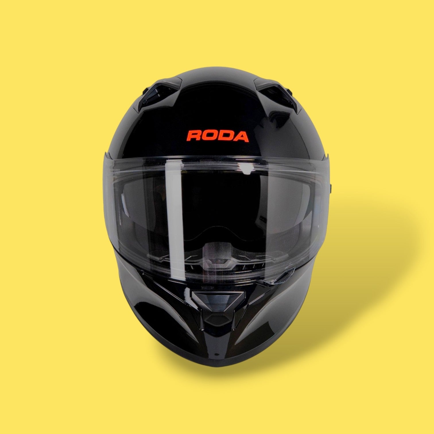 CASCO RODA COURSE SVS SOLID NEGRO BRILLO