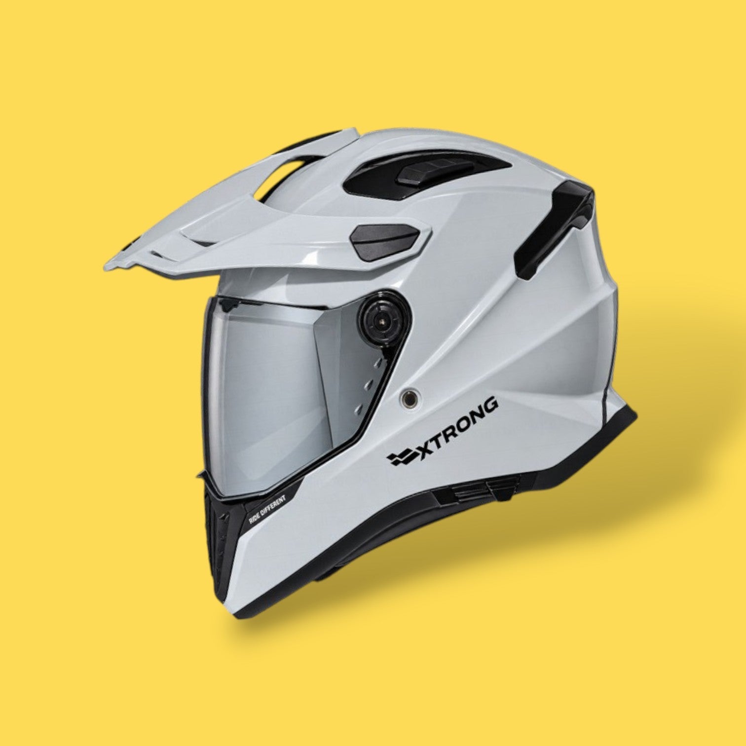 CASCO XTRONG XTR-KLAW SOLIDO GRIS BRILLO
