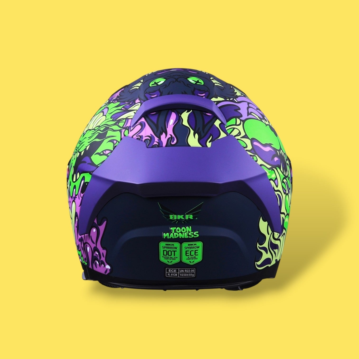 CASCO BKR SPARROW SVS MATE TOON MADNESS VERDE